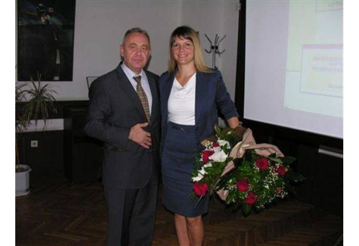 Фичерова като докторант в Академията на МВР Фичерова като докторант в Академията на МВР